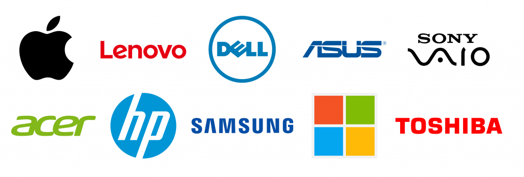 major computer and laptop brands